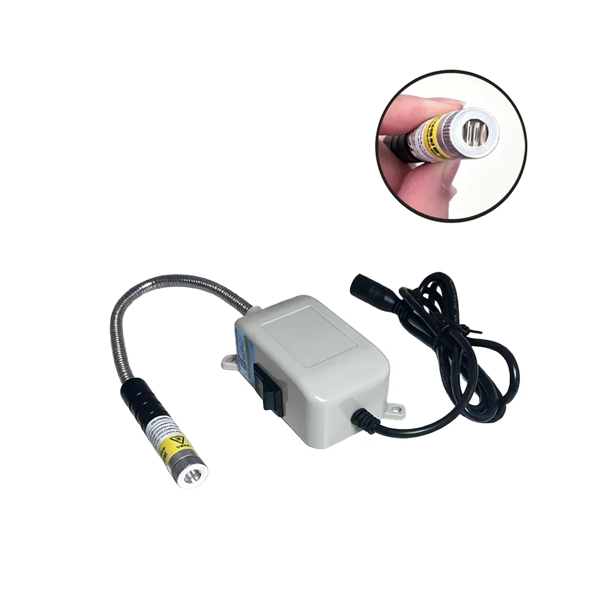 dual magnetic mounting design of green laser module