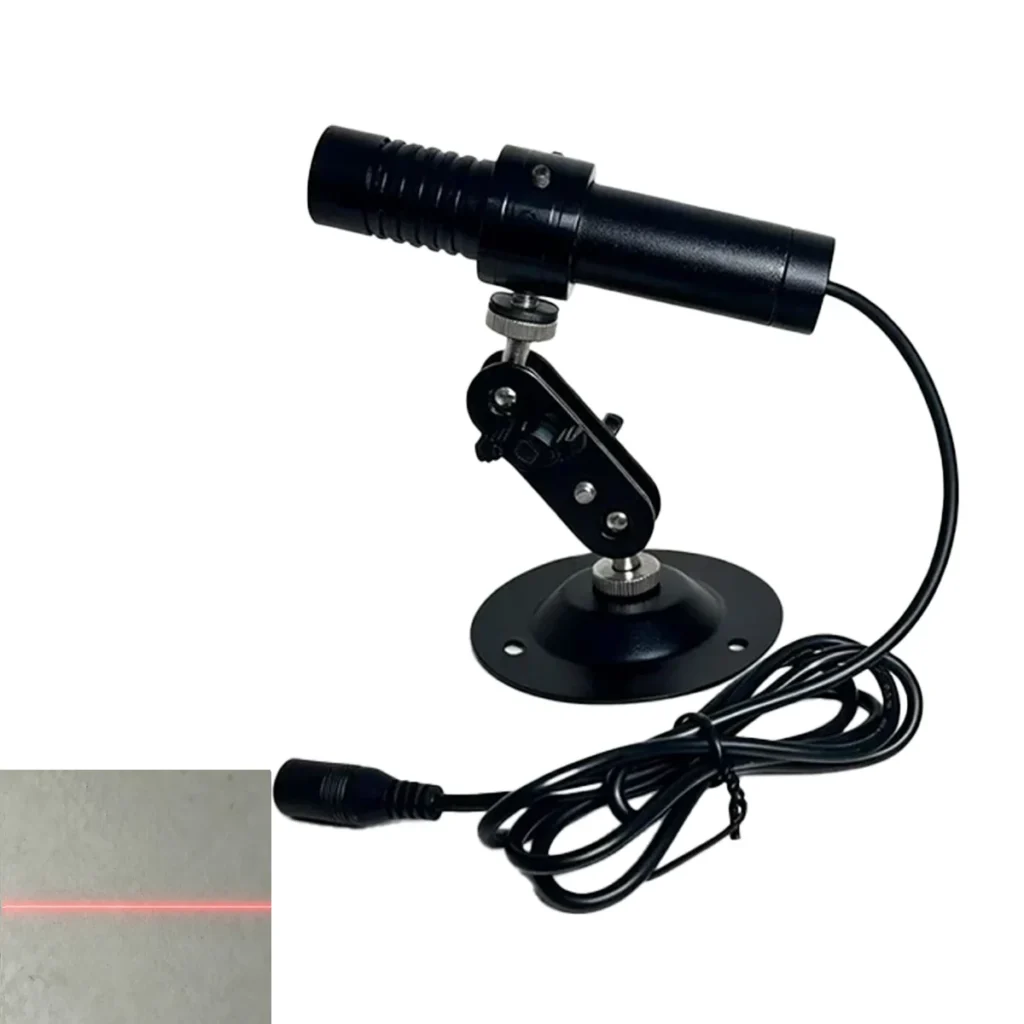 650nm Red Line Laser Positioning Module with Adjustable Focus for Industrial Cutting Alignment